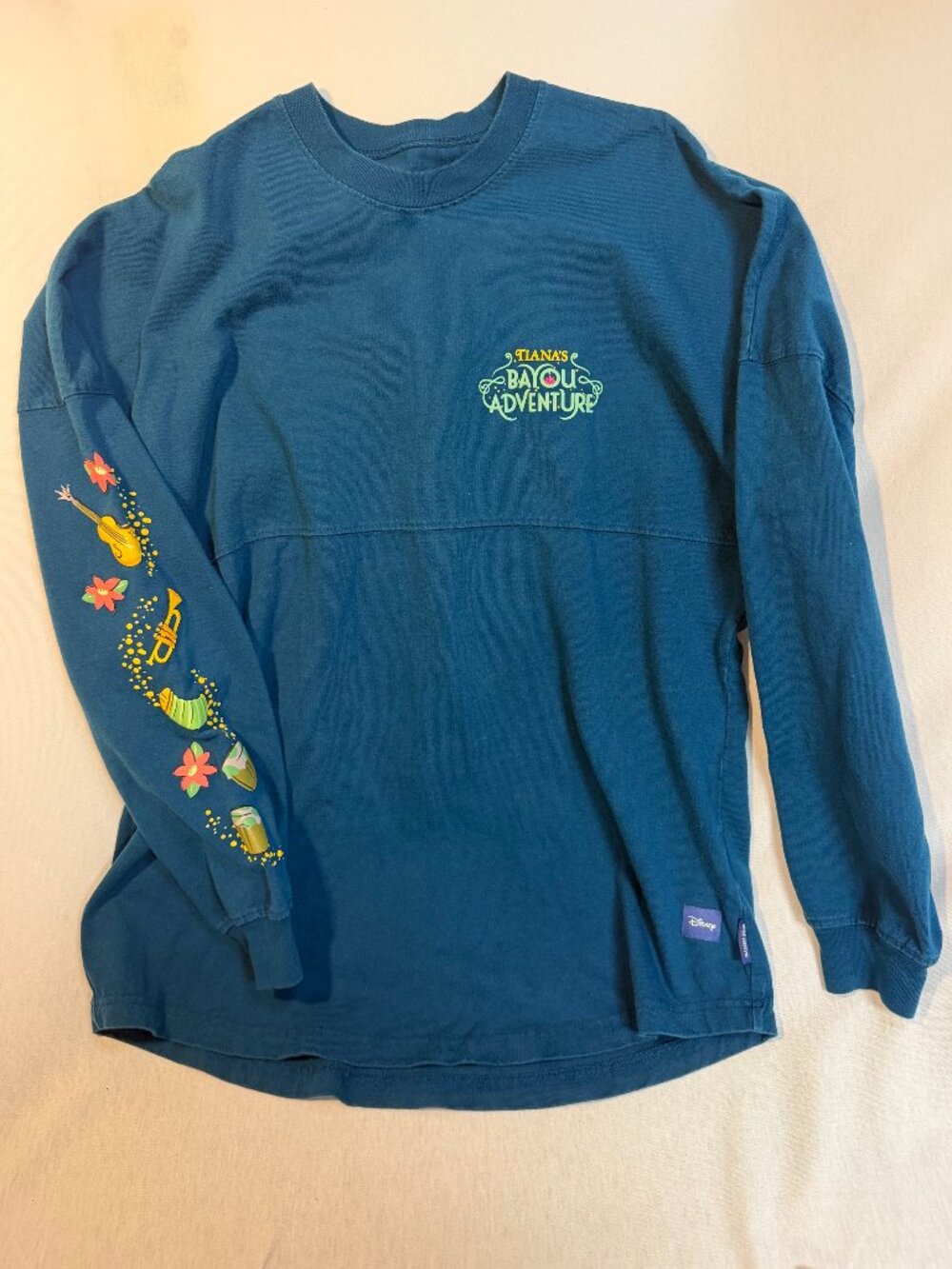 Disney Parks Tiana’s Bayou Adventure Spirit Jersey M  Glow In The Dark NWOT